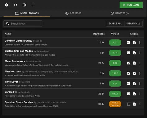 Outer Wilds Mod Manager