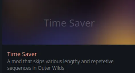 Outer Wilds Time Saver