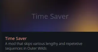 Outer Wilds Time Saver