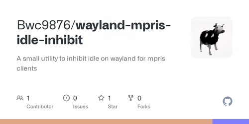 Wayland MPRIS Idle Inhibit